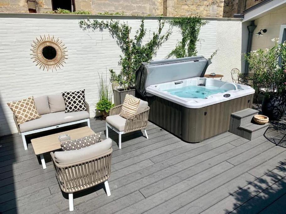 Maison D'Hotes, Terrasse & Jacuzzi En Plein Centre Μπορντό Εξωτερικό φωτογραφία